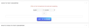 Voice To Text Converter